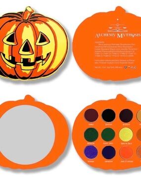 Eye Shadow 12-Color Makeup Palette in Halloween Inspired Colors w Mirror